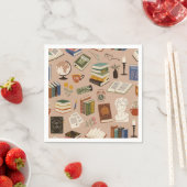 ブックパターン スタンダードカクテルナプキン (インサイチュ)