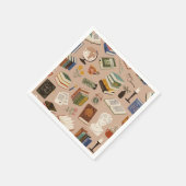 ブックパターン スタンダードカクテルナプキン (角)