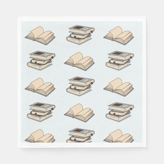 ブックパターン スタンダードランチョンナプキン (正面)