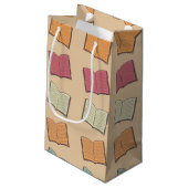 ブックパターン スモールペーパーバッグ (裏面アングル)