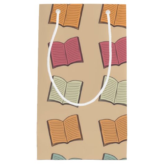 ブックパターン スモールペーパーバッグ (正面)