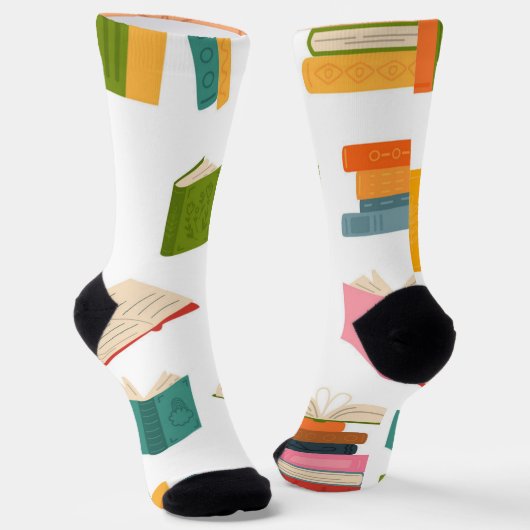 ブックパターン ソックス (傾斜あり)