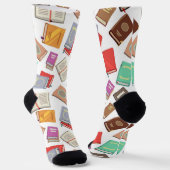 ブックパターン ソックス (傾斜あり)