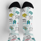 ブックパターン ソックス (上部)