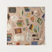 ブックパターン タペストリー (正面(横))