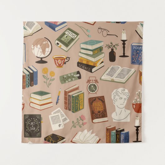 ブックパターン タペストリー (正面)