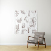 ブックパターン タペストリー (インサイチュ(横))