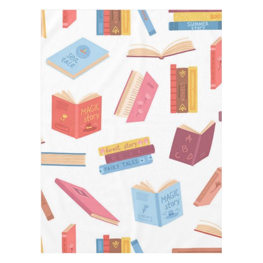 ブックパターン テーブルクロス (正面)