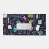 ブックパターン デスクマット (キーボード&マウス)