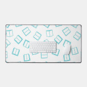 ブックパターン デスクマット (キーボード&マウス)