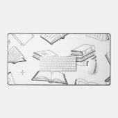ブックパターン デスクマット (キーボード&マウス)