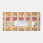 ブックパターン デスクマット (キーボード&マウス)