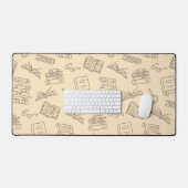 ブックパターン デスクマット (キーボード&マウス)