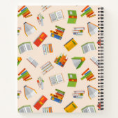 ブックパターン ノートブック (裏面)