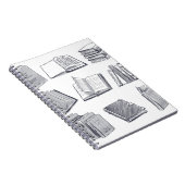 ブックパターン ノートブック (右側)