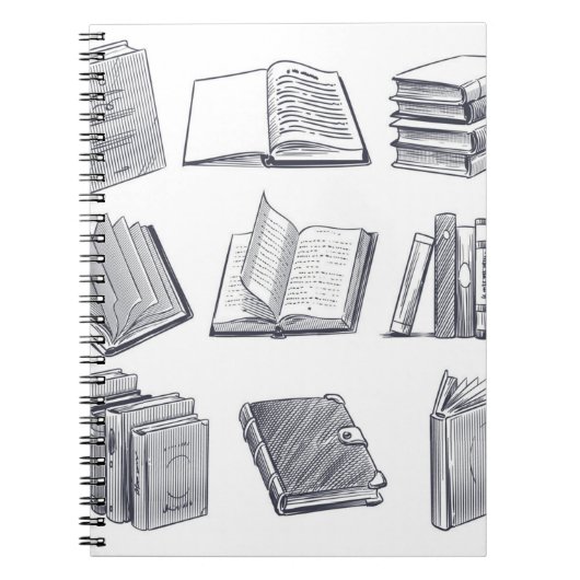 ブックパターン ノートブック (正面)