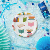 ブックパターン ペーパープレート (パーティー)