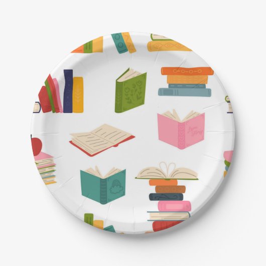 ブックパターン ペーパープレート (正面)
