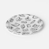 ブックパターン ペーパープレート (アングル)