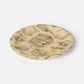 ブックパターン ペーパープレート (アングル)