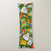 ブックパターン ボディピロー (裏面 (縦))