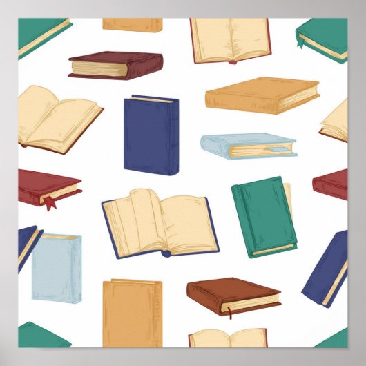 ブックパターン ポスター (正面)