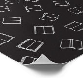 ブックパターン ポスター (角)
