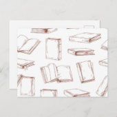 ブックパターン ポストカード (正面/裏面)