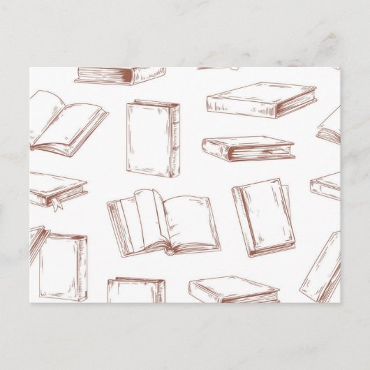 ブックパターン ポストカード (正面)