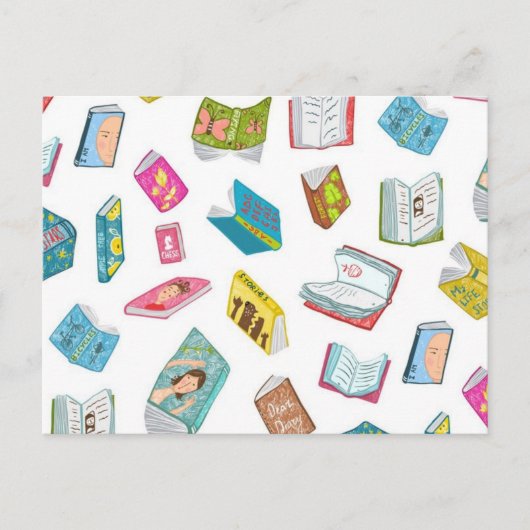ブックパターン ポストカード (正面)