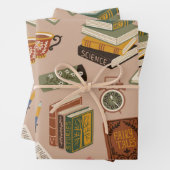 ブックパターン ラッピングペーパーシート (インサイチュ)