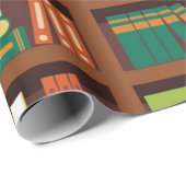 ブックパターン ラッピングペーパー (ロールコーナー)