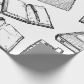 ブックパターン ラッピングペーパー (角)