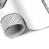 ブックパターン ラッピングペーパー (ロールコーナー)