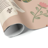 ブックパターン ラッピングペーパー (ロールコーナー)