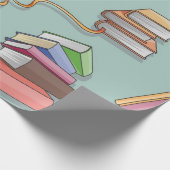 ブックパターン ラッピングペーパー (角)