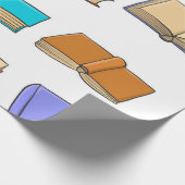 ブックパターン ラッピングペーパー (角)