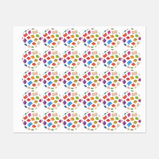 ブックパターン ラベル (シート)