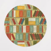 ブックパターン ラベル (デザイン2)