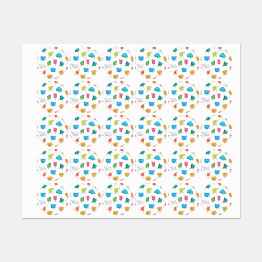 ブックパターン ラベル (シート)