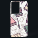 ブックパターン SAMSUNG GALAXY S21 ULTRAケース<br><div class="desc">本を愛する人のために</div>