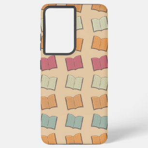 ブックパターン SAMSUNG GALAXY S21 ULTRAケース