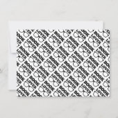 ブックパーソナライズされたクラブフラットノートカード ノートカード (裏面)