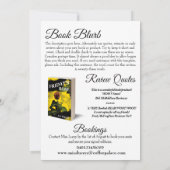 ブックパーティーの起動リリース招待状 招待状 (裏面)