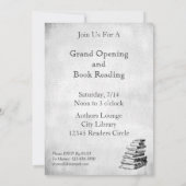 ブックパーティ ヴィンテージアート カスタム招待状 招待状 (裏面)