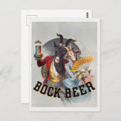 ブックビールUSAヴィンテージポスター1883 ポストカード (正面/裏面)