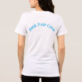 ブックフェアのクルー トライブレンドＴシャツ (裏面)