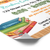 ブックフェアスクールイベントテンプレート ポスター (角)