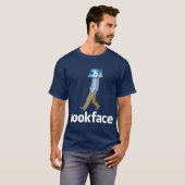 ブックフェイスシャツ Tシャツ (正面フル)