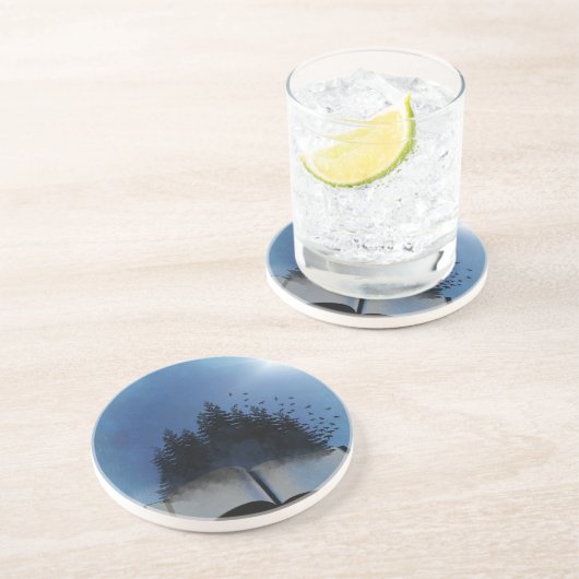 ブックフォレストを開く コースター (側面)